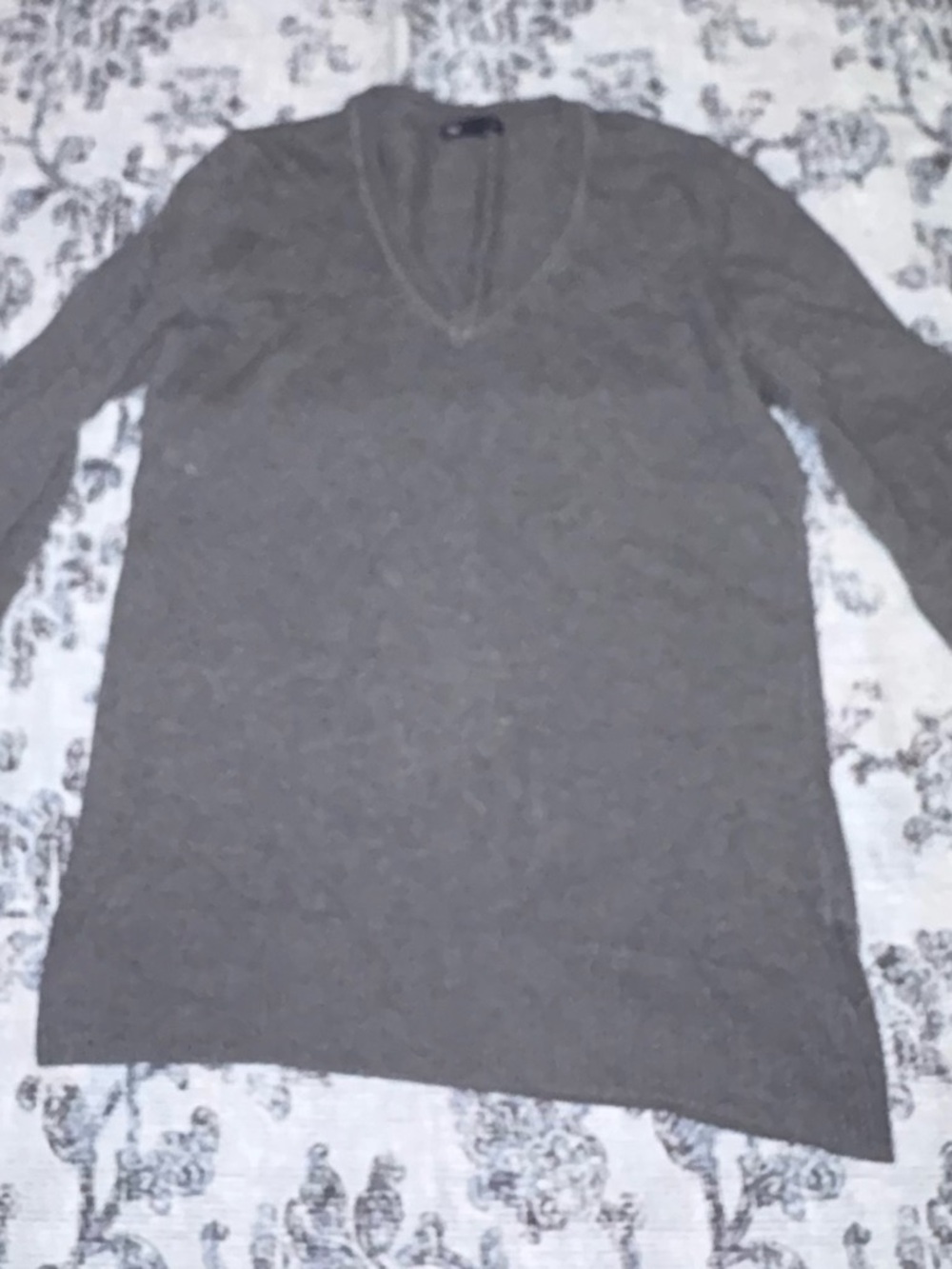 GAP Gray V-Neck Sweater